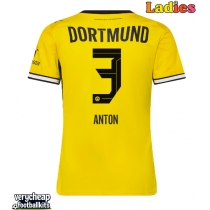 Borussia Dortmund Waldemar Anton #3 Replica Home Shirt Ladies 2026-27 Short Sleeve